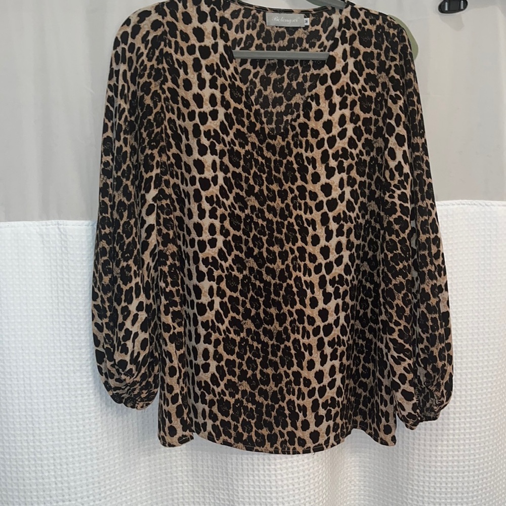 Leopard blouse